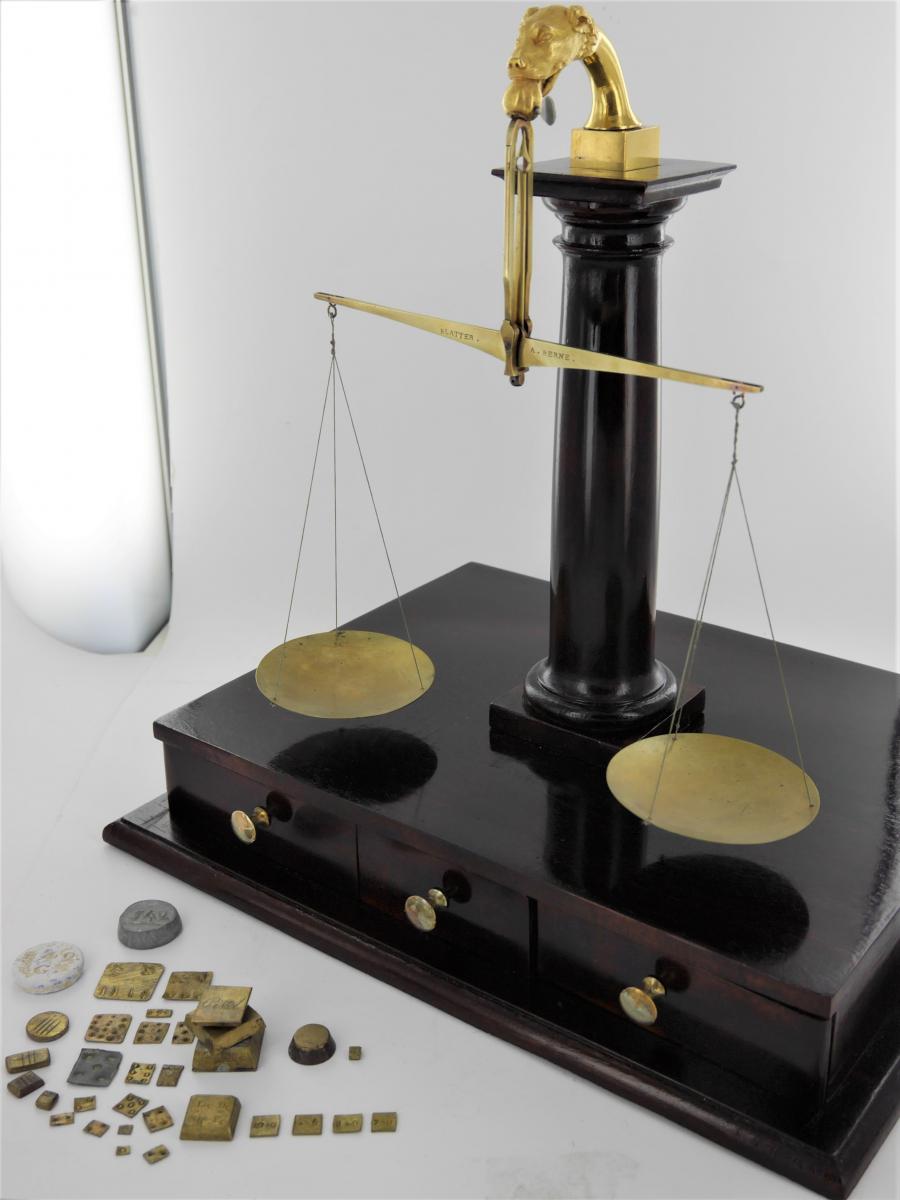 Balance De Changeur d'époque Empire, Début XIXe-photo-1