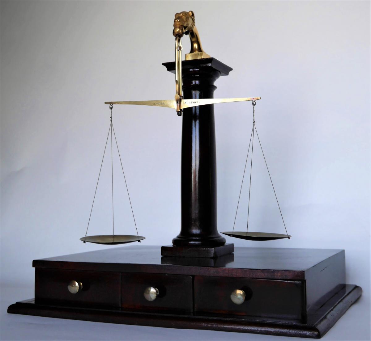Balance De Changeur d'époque Empire, Début XIXe-photo-2