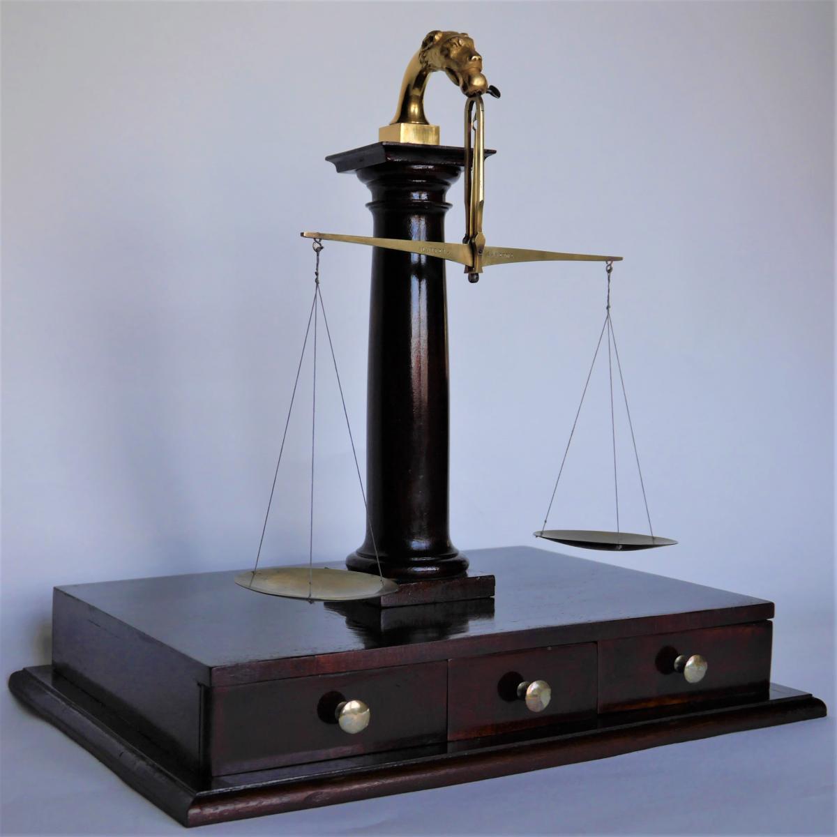 Balance De Changeur d'époque Empire, Début XIXe-photo-3
