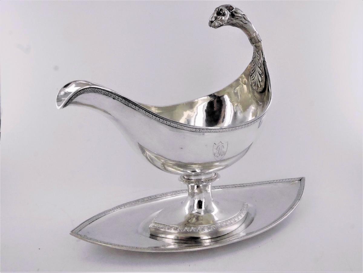 An Empire Sauceboat, Early 19th Century