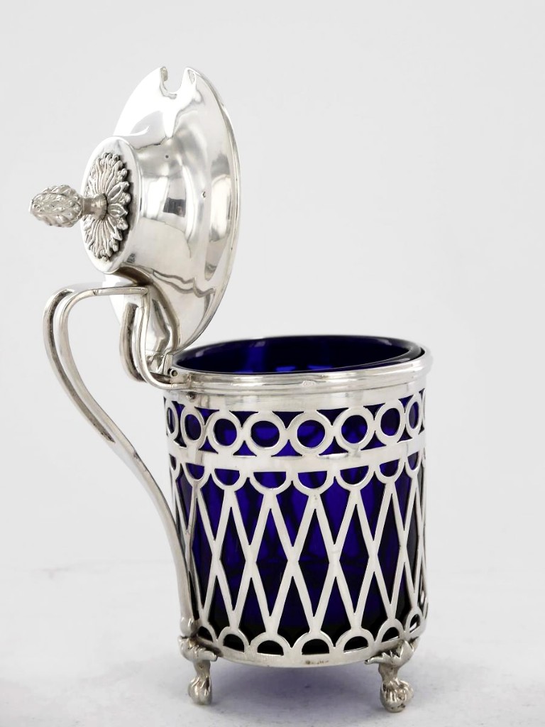 Mustard Pot In Silver, End Of The 18th Century-photo-3