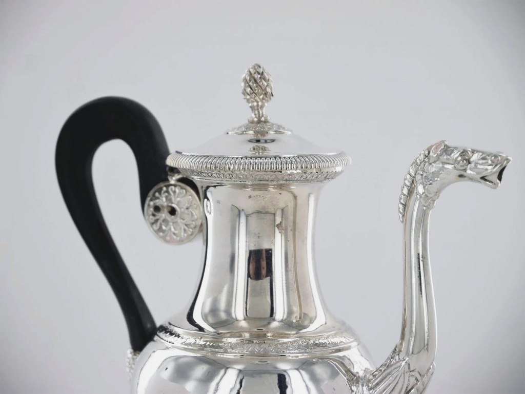 Small Empire Coffee Pot, Early 19th-photo-4