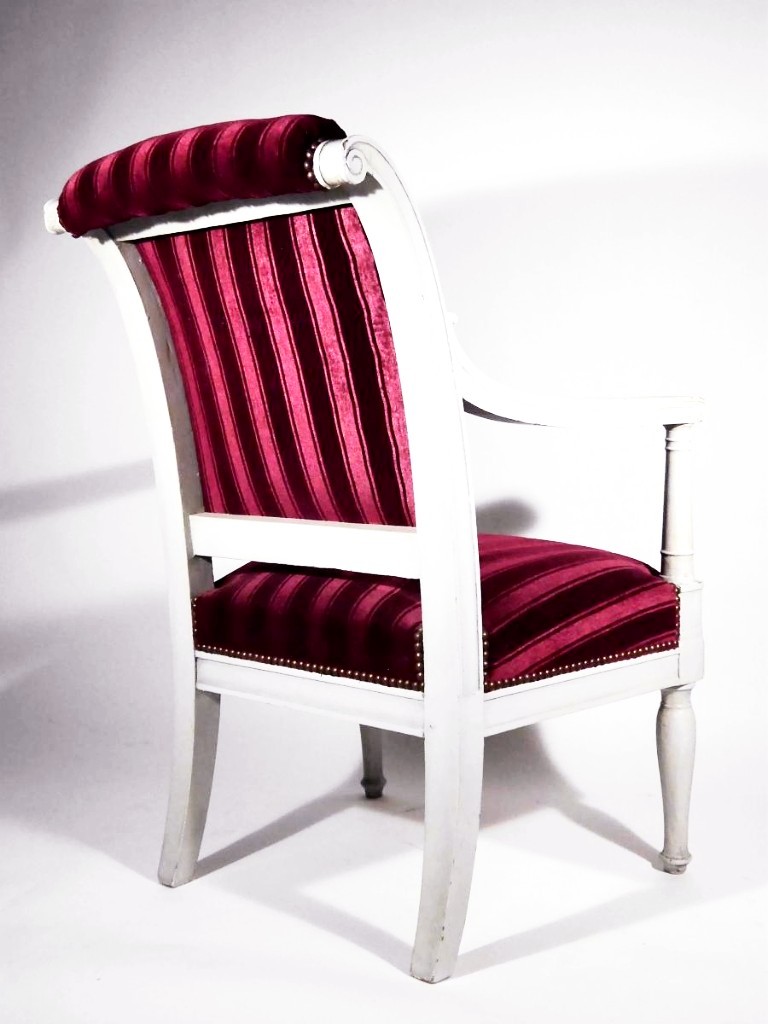 Fauteuil Empire Estampillé Jacob D Rue Meslée, Début XIXe-photo-4