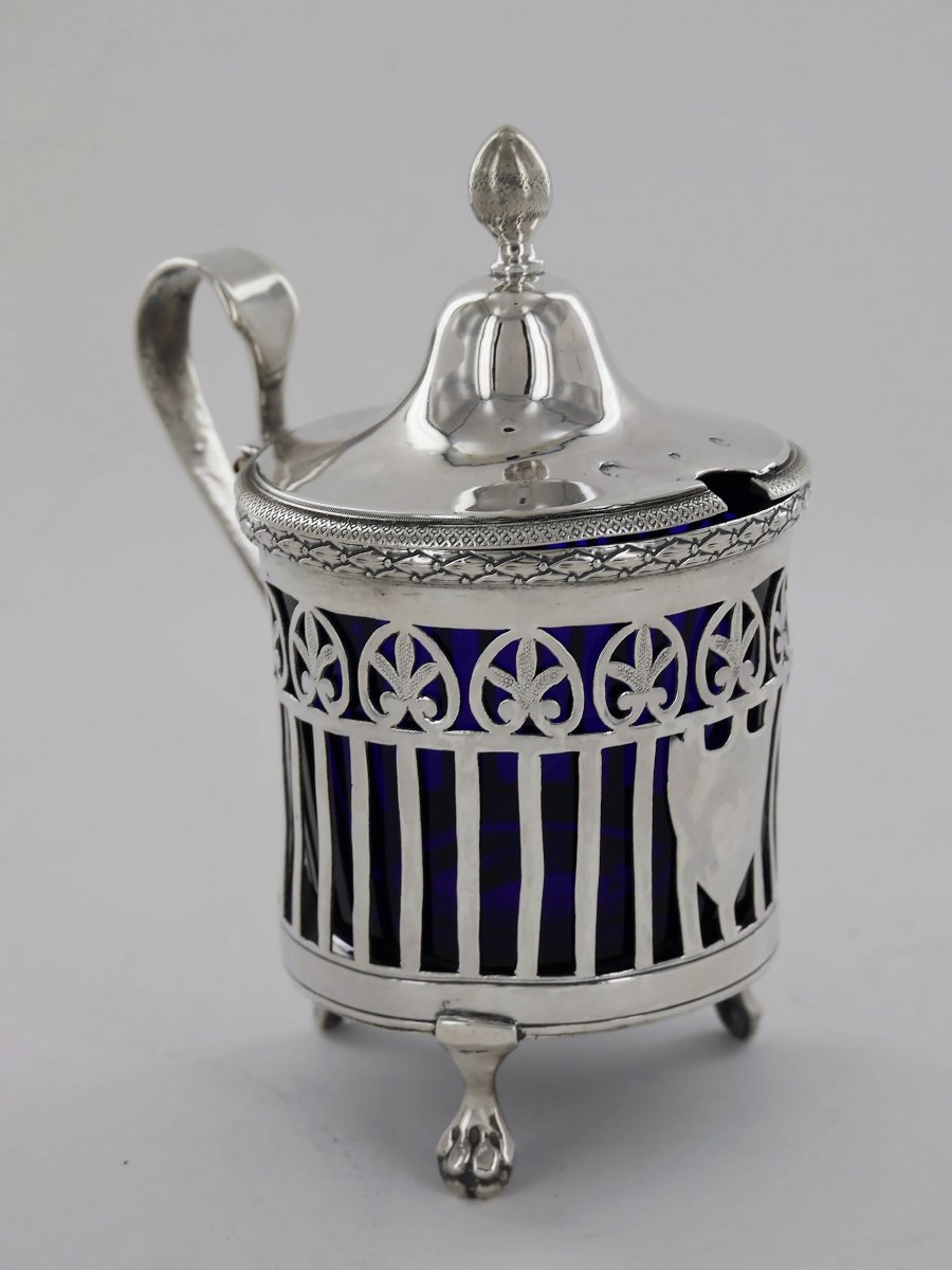 A Silver Mustard Pot Of The Empire Period, Early 19th Century-photo-2