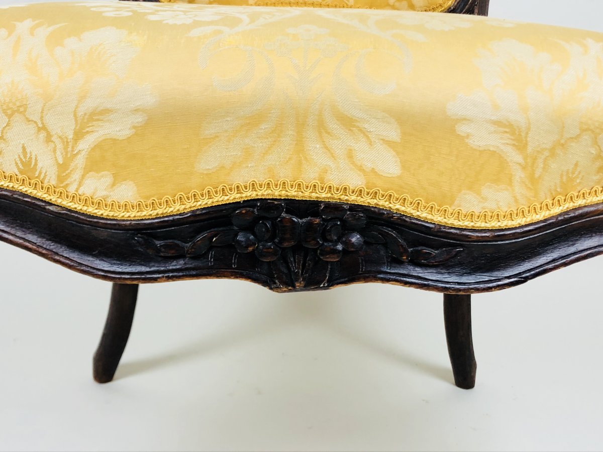 Fauteuil d'époque Louis XV-photo-5