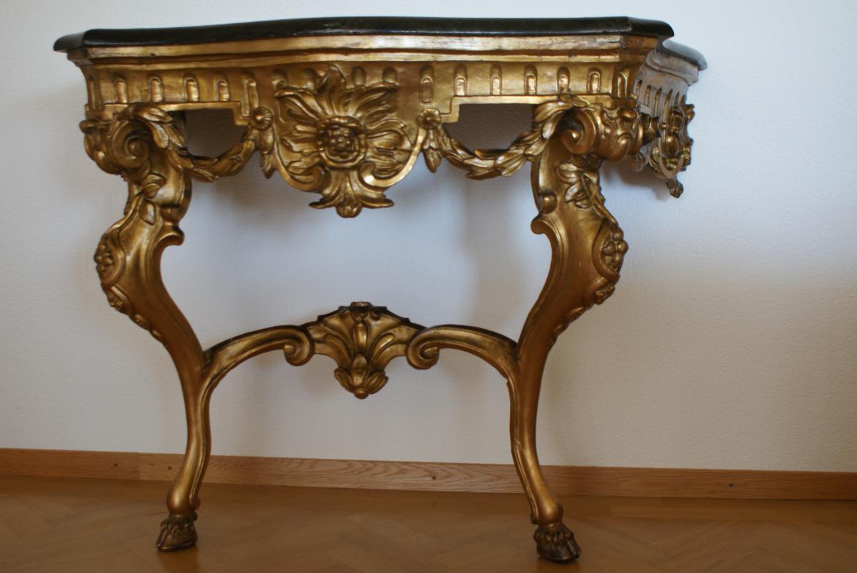 Console Baroque Italienne, XVIIIème