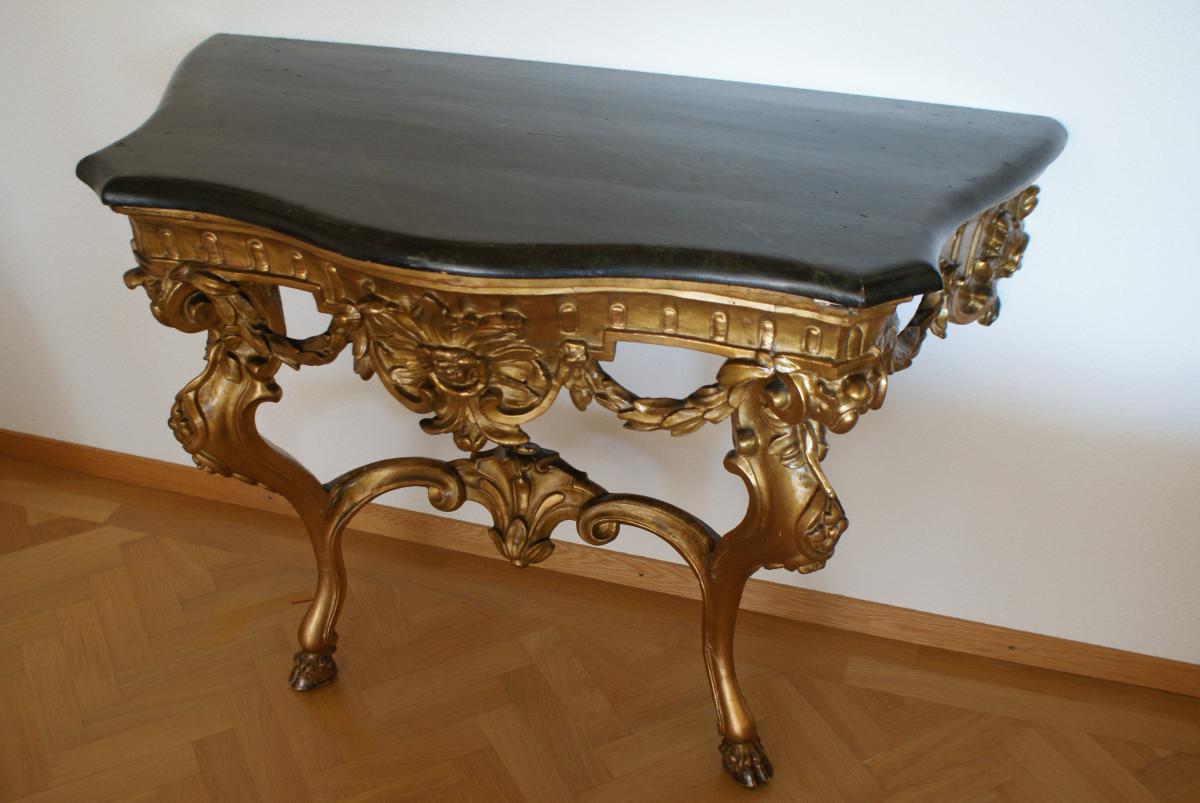 Console Baroque Italienne, XVIIIème-photo-2