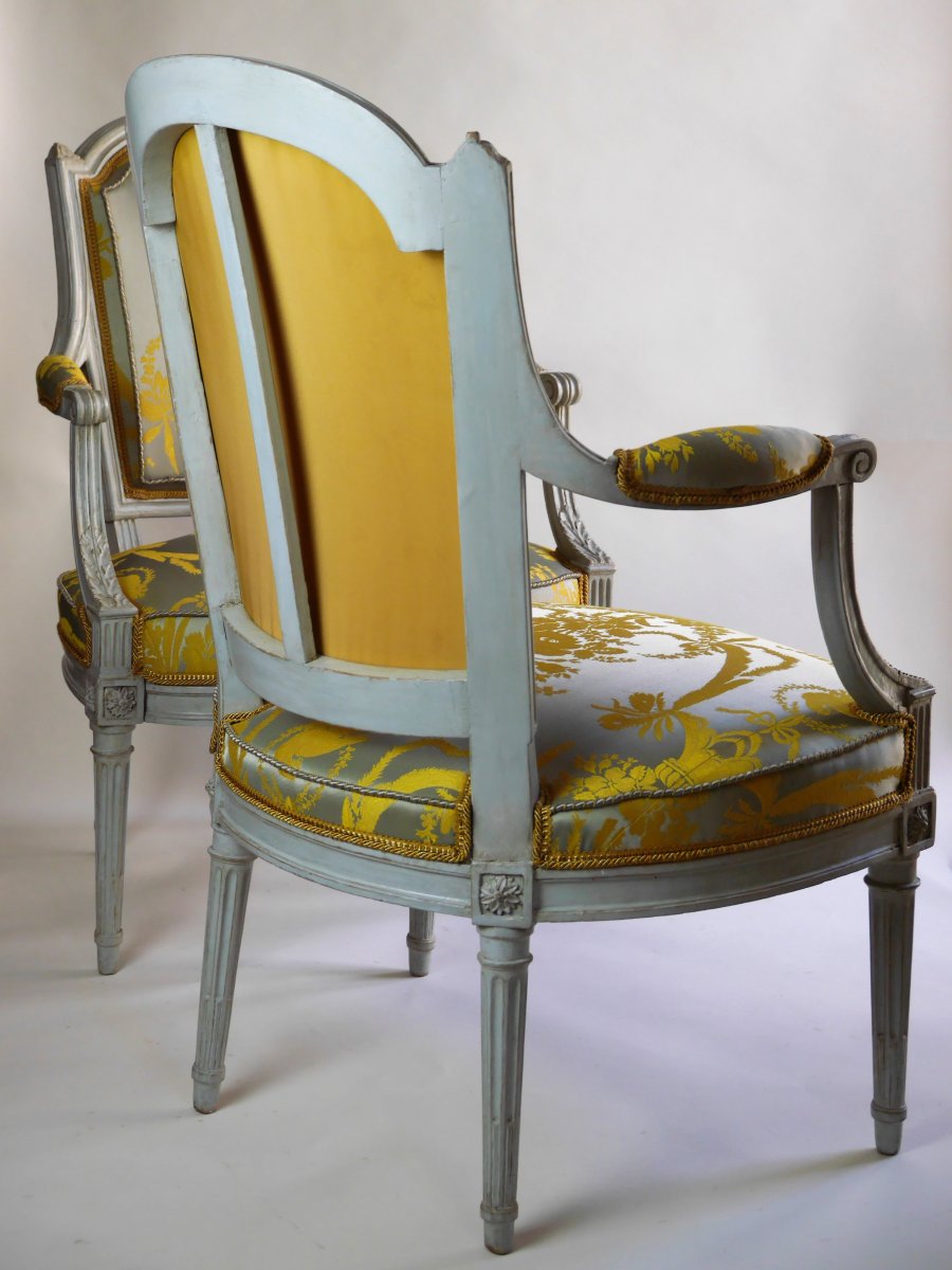 Paire De Fauteuils Estampillés Jacob-photo-2