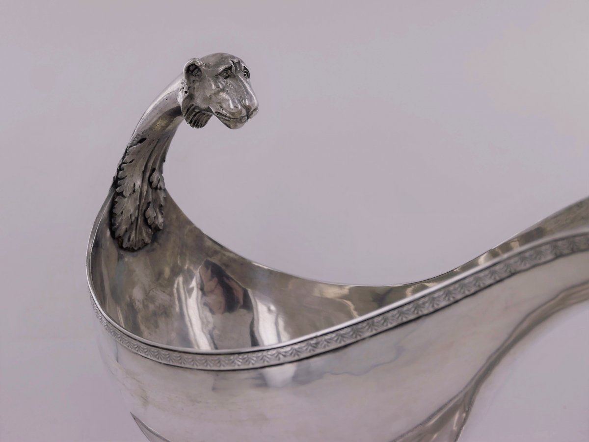 An Empire Sauceboat, Early 19th Century-photo-3