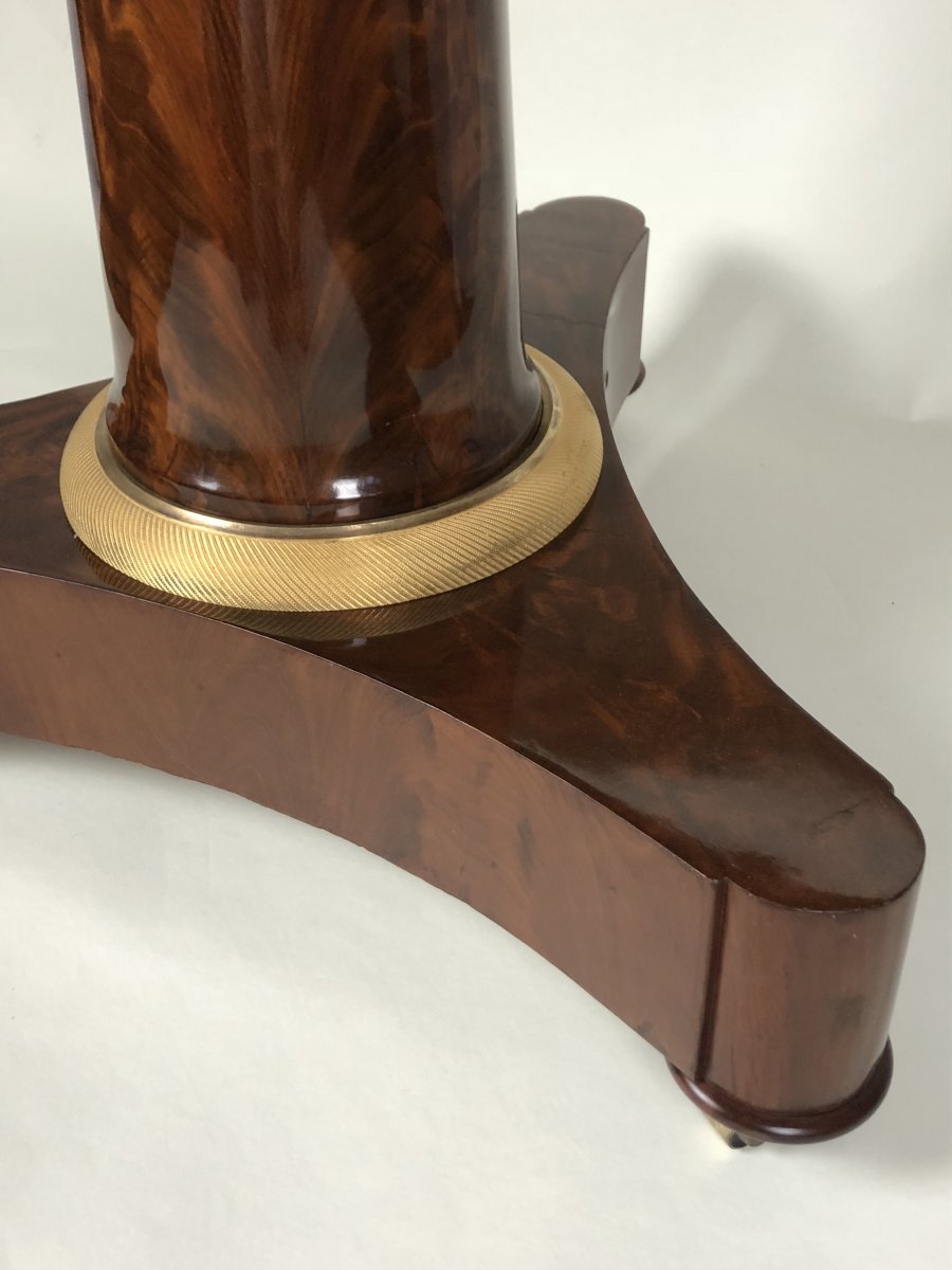 An Empire Pedestal Table, Early 19th Century-photo-2