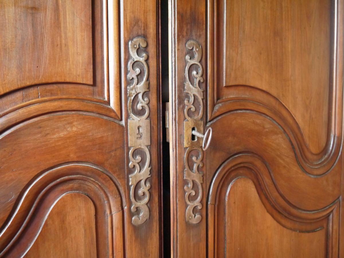 Armoire Bassette d'époque Louis XV-photo-1