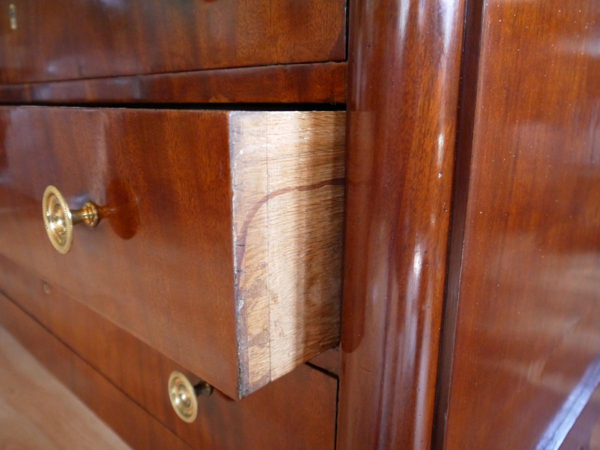 Empire Period Chest Of Drawers In Mahogany From Cuba-photo-3