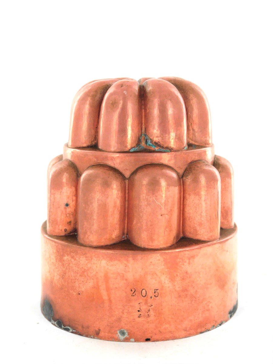 Copper Cake Or Jelly Mould, 19th Century-photo-2