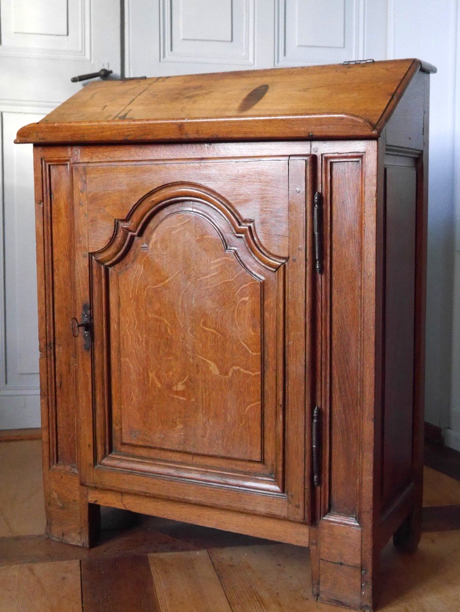 A Louis XIV Oak Jam Cupboard, End Of The 17th Century