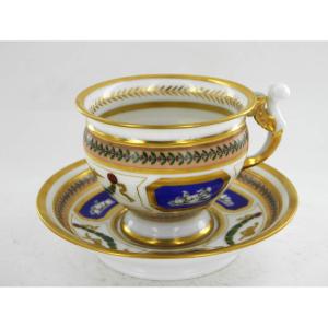 Paris Porcelain Chocolate Cup, Early 19th Century