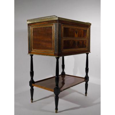 Chiffonière En Acajou d'époque Directoire, Fin XVIIIe Siècle