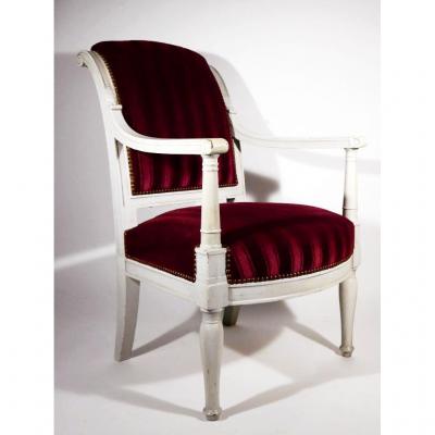 Fauteuil Empire Estampillé Jacob D Rue Meslée, Début XIXe