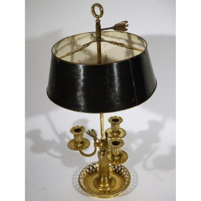 A Directoire Bouillotte Lamp, Early 19th