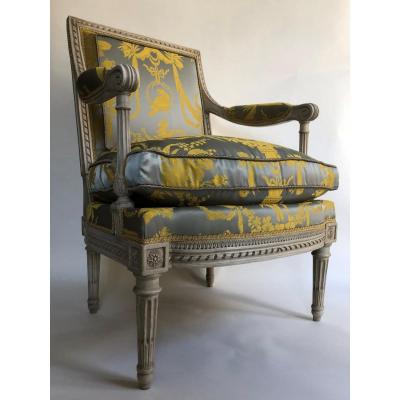 Louis XVI Armchair By Georges Jacob, From Tuileries Palace