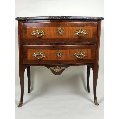 Petite Commode Transition d'époque Louis XV, XVIIIe Siècle