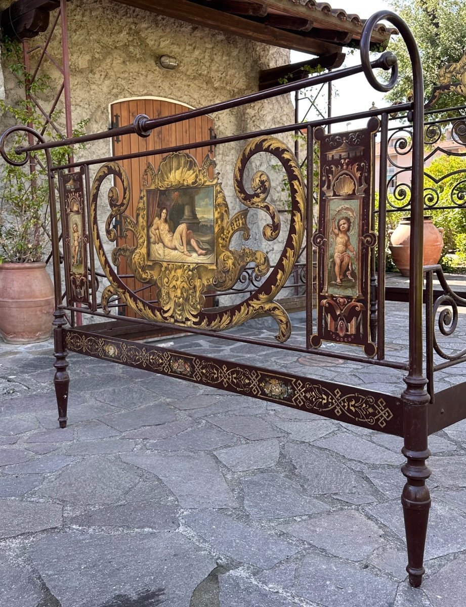 Siena Iron Double Bed From The End Of The 700s And The Beginning Of The 800s. Original-photo-2