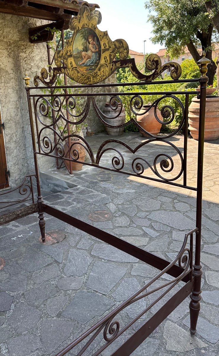 Siena Iron Double Bed From The End Of The 700s And The Beginning Of The 800s. Original-photo-3