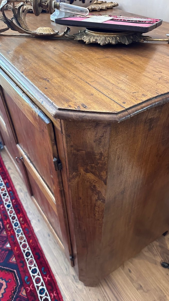 Sideboard Gattice Wooden . Siena Late 18th Century.-photo-1