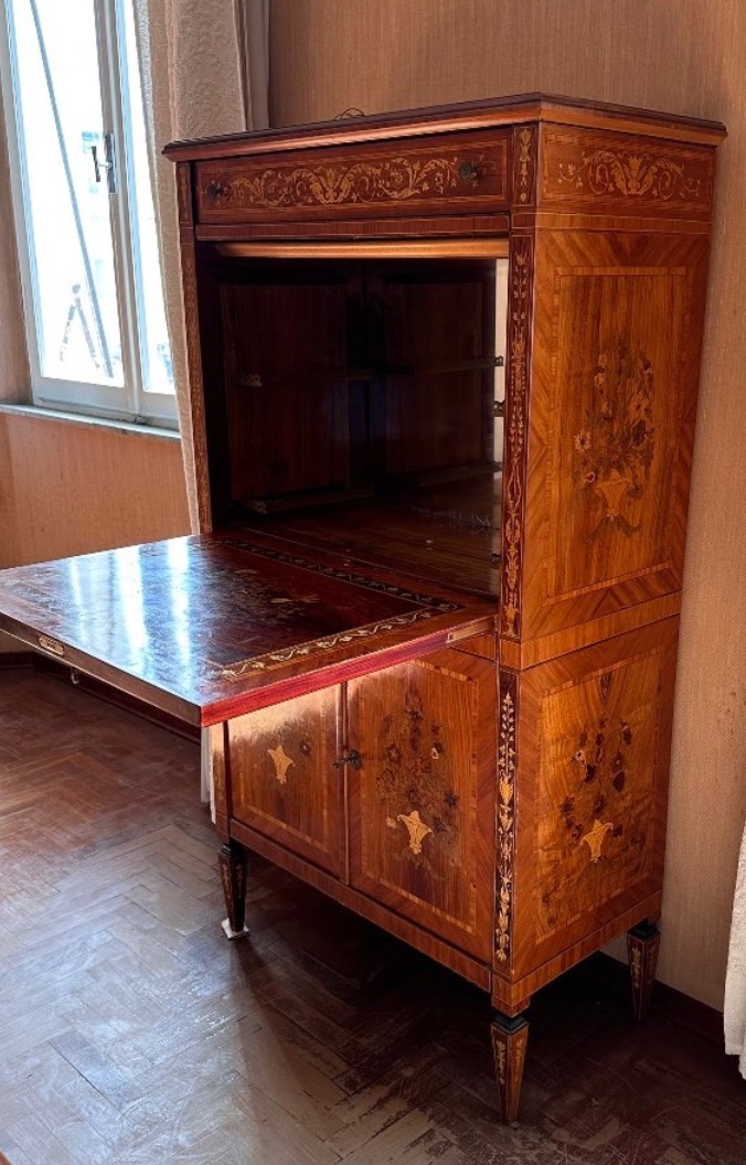 Walnut Fall-front Desk – Late 19th Century