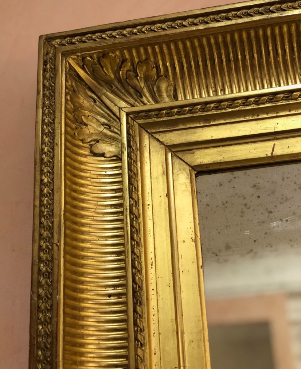 French Mirror Dating From The Late 19th Century,-photo-2