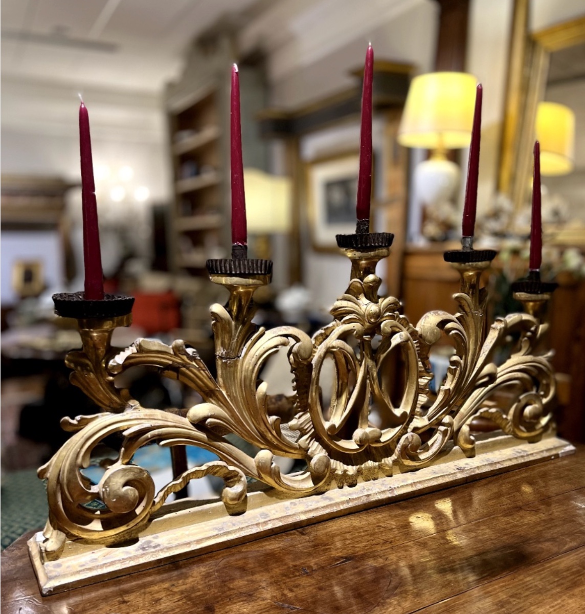 Altar Candelabrum, Late 18th Century-photo-2