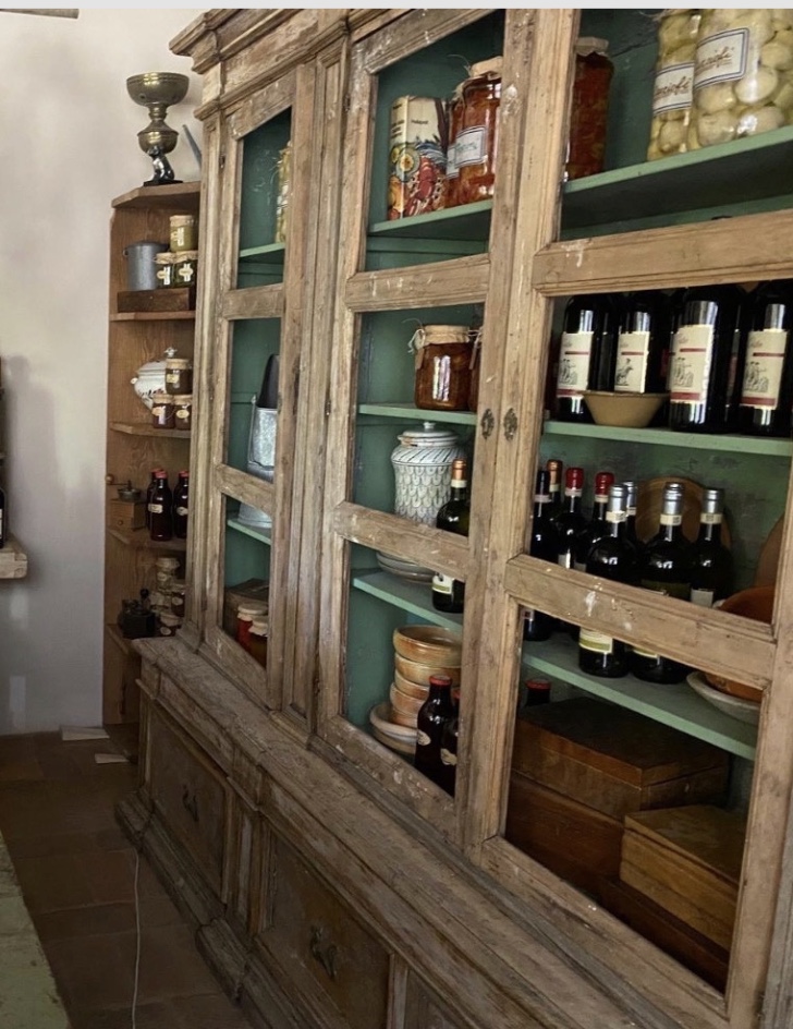 Biblioteca ancienne en bois massif avec portes vitrées – fin XIXᵉ / début XXᵉ siècle
