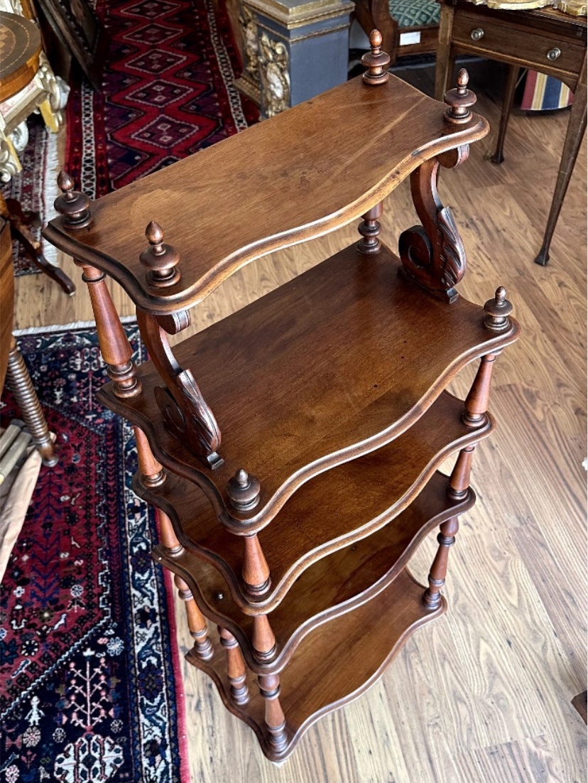 Solid Walnut étagère Dating From The Late 19th Century-photo-2
