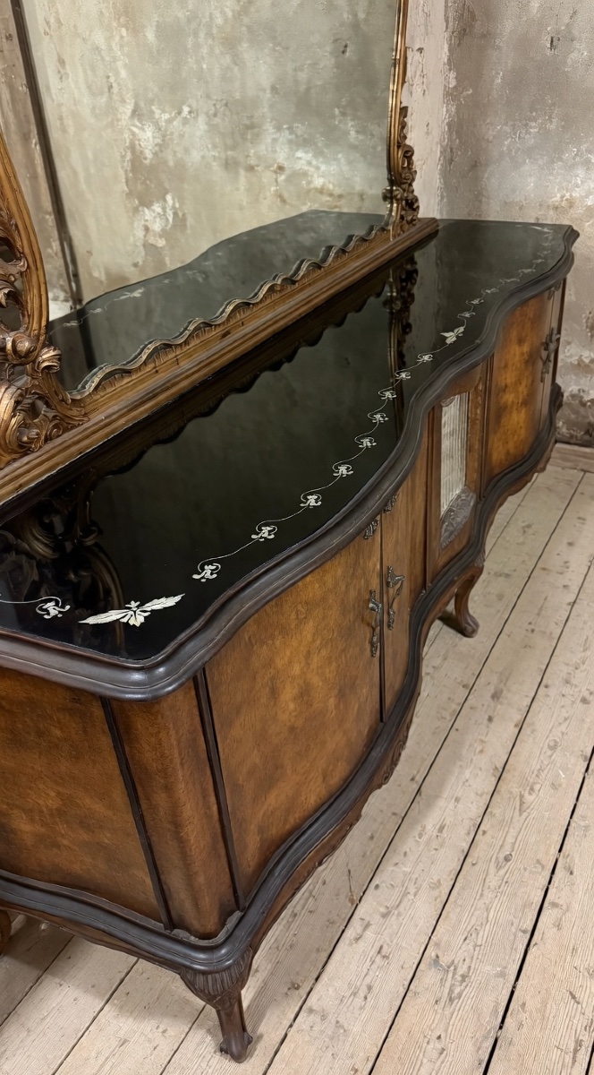 Venetian Sideboard In Baroque Chippendale Style From The Early 20th Century, Attributable To Fr-photo-2