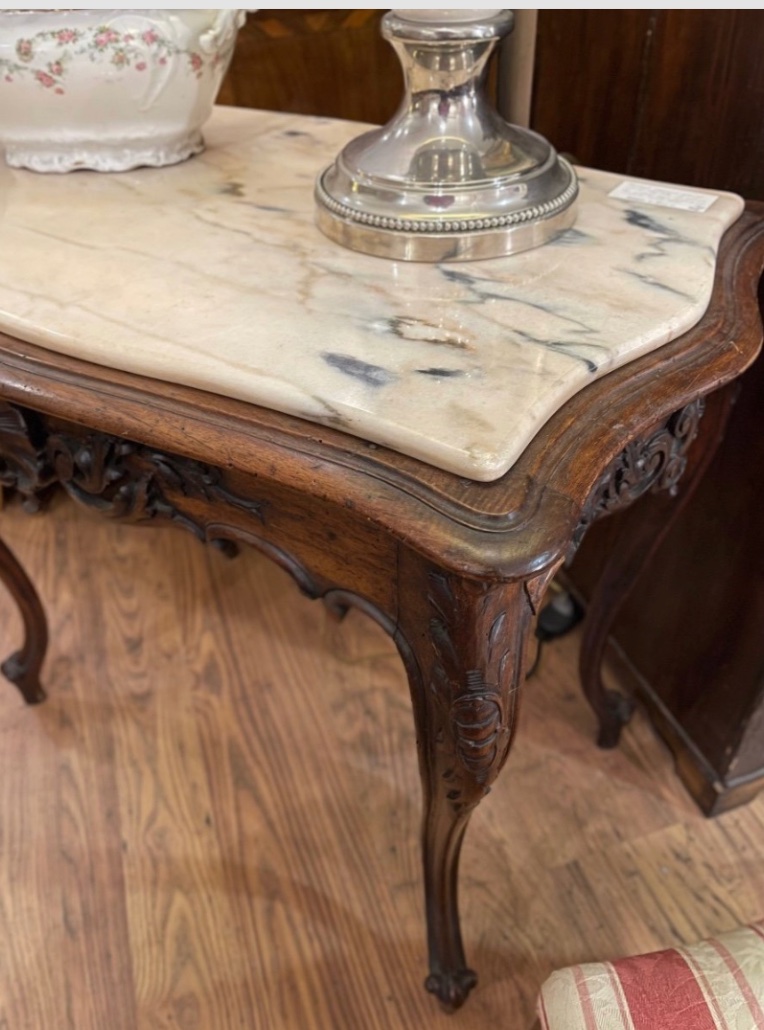 Tuscan Side Table In Louis-philippe Style, Late 19th Century-photo-2