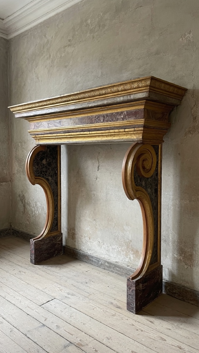 Tuscan Fireplace Surround From The 18th Century