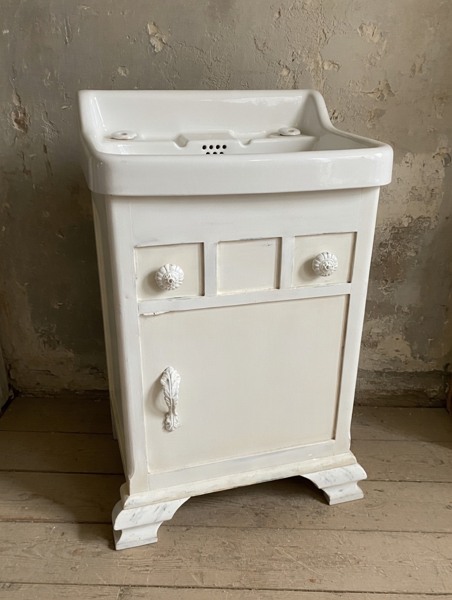 Early 20th-century Liberty-style Bathroom Vanity-photo-2