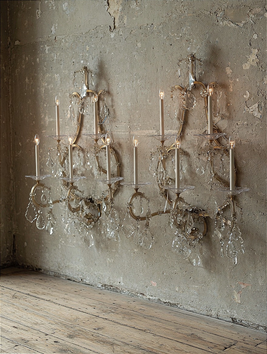 A Pair Of Austrian-made Wall Sconces.