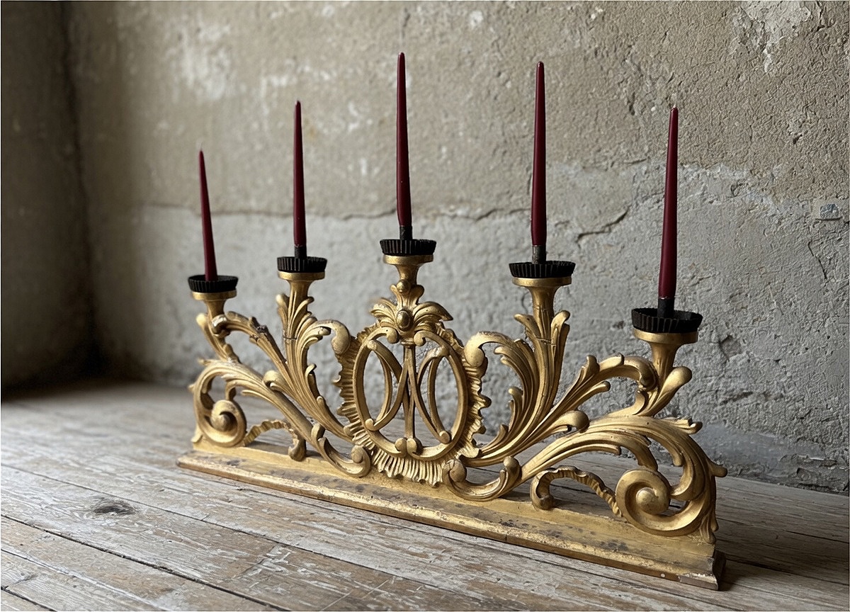 Altar Candelabrum, Late 18th Century