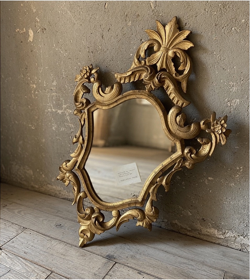 Miroir français de la fin du XIXe siècle