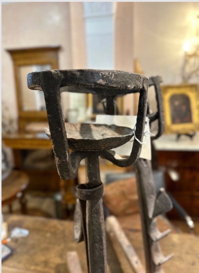 Tuscan Wrought-iron Fireplace Mantelpieces – 18th Century-photo-2