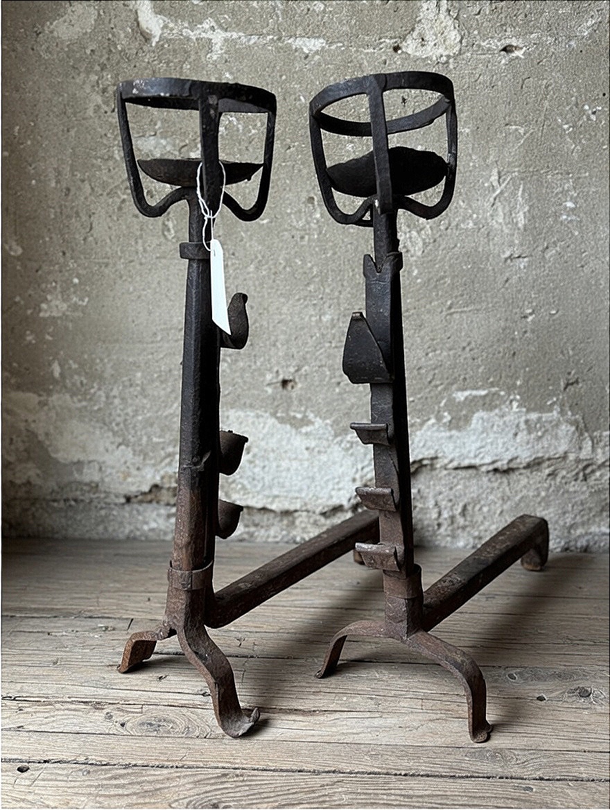 Tuscan Wrought-iron Fireplace Mantelpieces – 18th Century