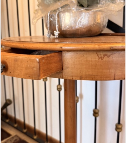Table Biedermeier en Noyer et Cerisier – Autriche, vers 1830-photo-3