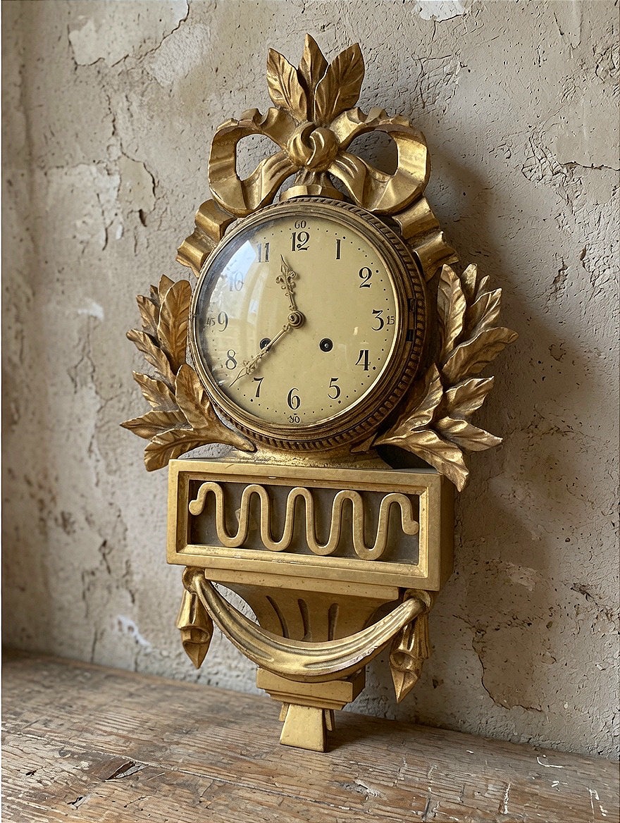 Danish Wall Clock, Late 19th – Early 20th Century