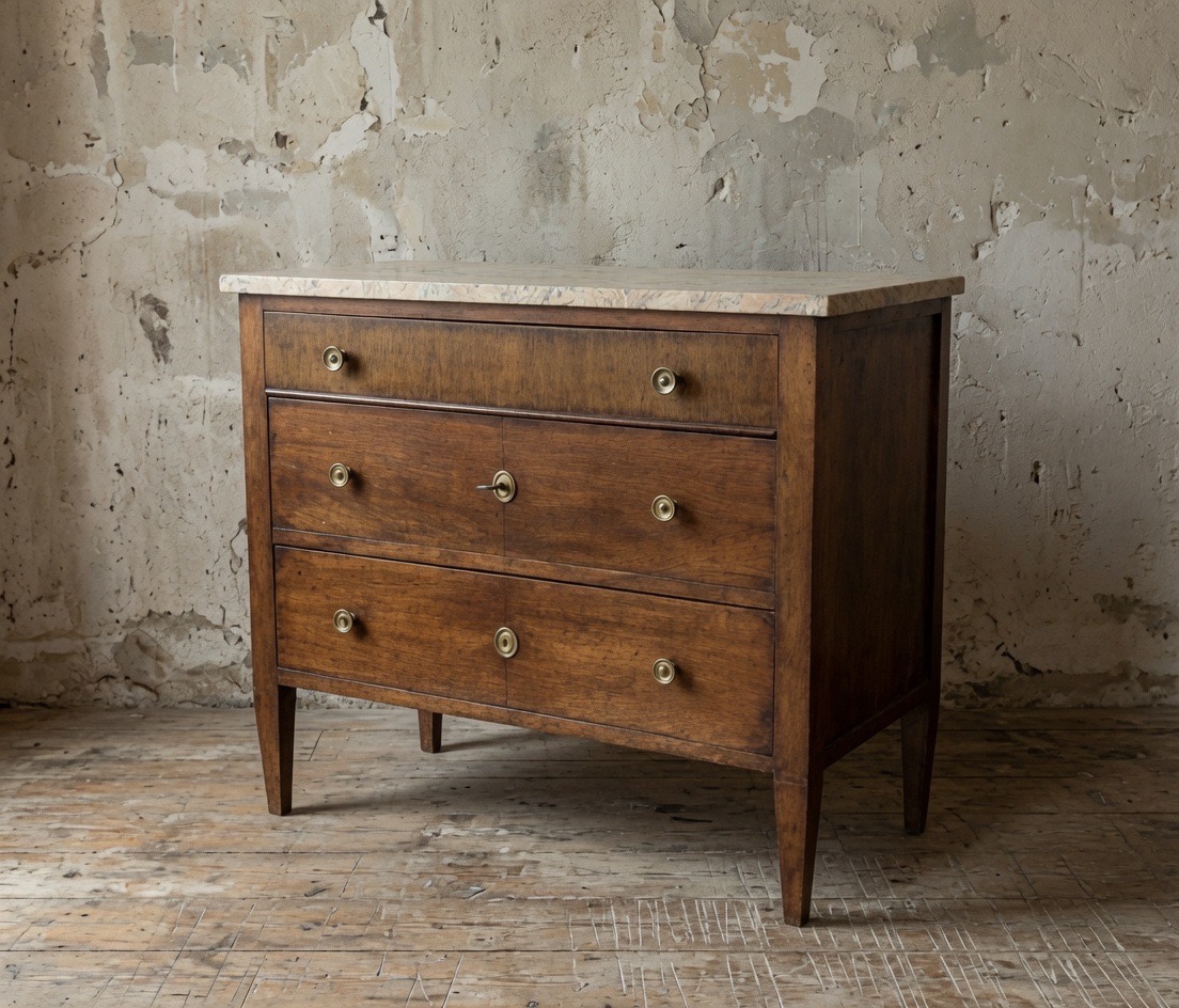 Commode toscane du début du XIXe siècle.