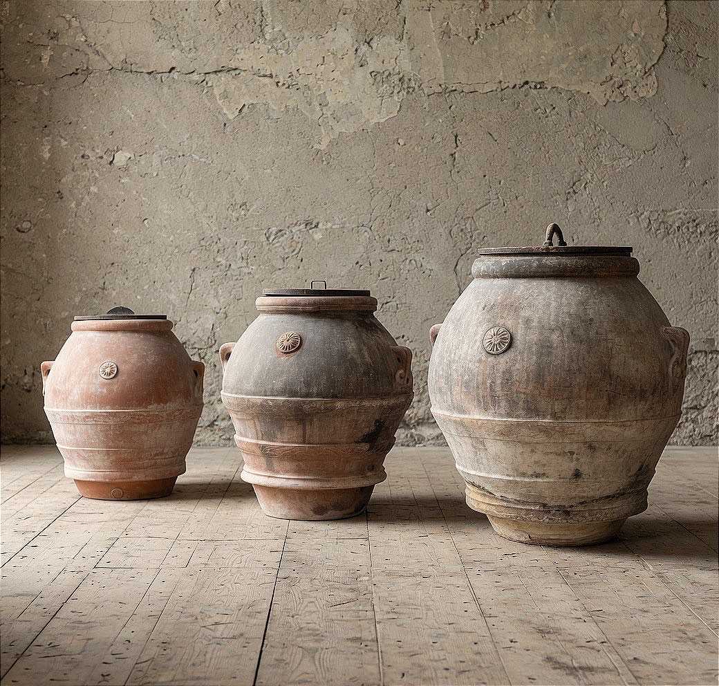 19th-century Tuscan Terracotta Jar