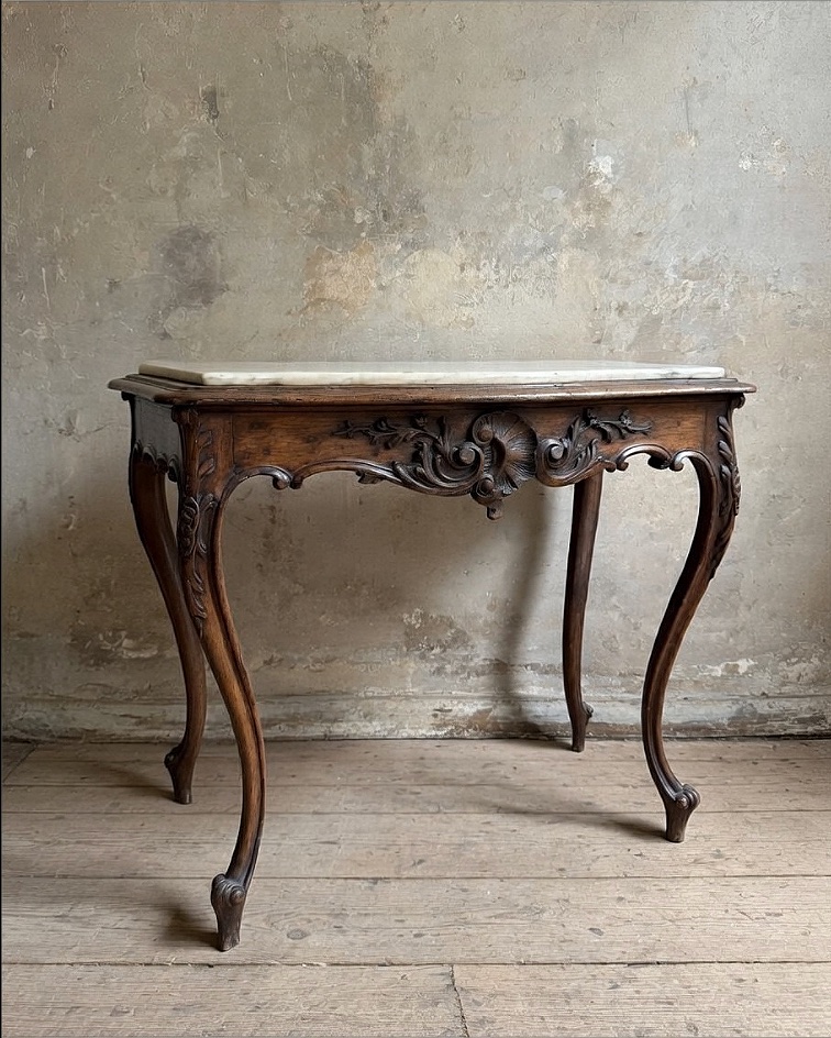 Table toscane de style Louis-Philippe, fin XIXe siècle