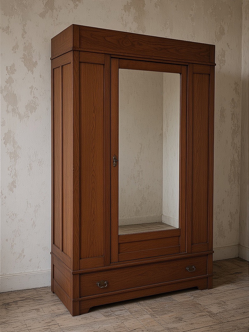 Chestnut Bedroom Set, Mid-20th Century-photo-3