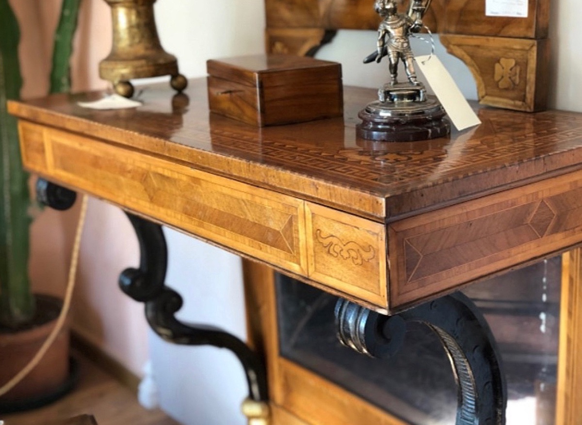 Console Biedermeier du XIXᵉ siècle-photo-3