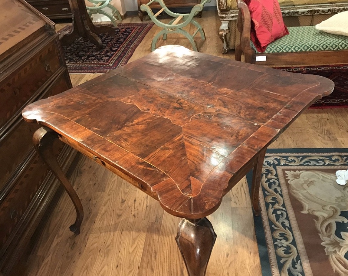 Late 19th-century Folding Table-photo-2