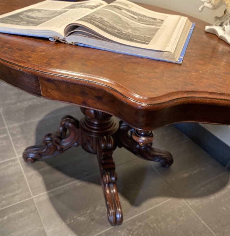 Table ancienne de style Louis-Philippe-photo-2